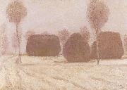 Jozsef Rippl-Ronai, Haystocks in Winter